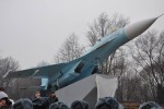 Торжественное открытие памятника истребителю Су-27
