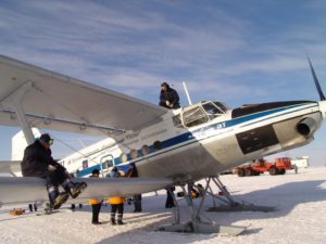 Ан-3Т на Южном полюс